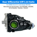 Hinterachsdifferenzial, Übersetzung 3,64, Teilenummer 33107602984, für BMW X5 E70 3.0d Diesel M57N2 7602984