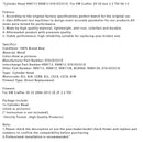 2006-2013 VW Crafter 30-35 2E 2F 2,5 TDI-sylinteripää 908713 908813 07610351E 908713