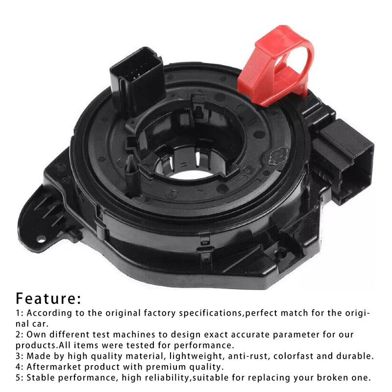 Spiralkabel bleie fjær tenningspille 6C0959653 for sete Skoda VW Polo V 6R1/6C1
