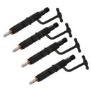 4 Stück Einspritzdüsen für Mustang, Bobcat 843, 853, 960, 2060, Isuzu 4JB1 6646906