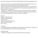 Flache, silberne Sonnenblende für Peterbilt 377, 378, 379, 335, 386, 388, 389