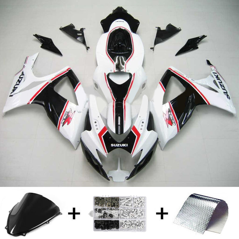 2006-2007 K6 Suzuki GSXR 600/750 insprutningsskyddssats kropp plast