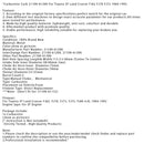 1984-1992 Toyota 3F Land Cruiser FJ62 FJ70 FJ73 Vergaser Vergaser 21100-61300