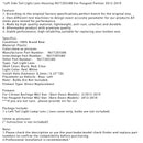 03/2012-2019 Citroen Berlingo Mk2 Van (mallit navettaovilla) Vasen takavalon linssikotelo 9677205580