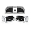 2004–2012 Porsche GT2 GT3 997 Abdeckung für die mittlere Lüftungsdüse links/rechts, silber, Teilenummern: 99755214105, 99755213105, 99755213205