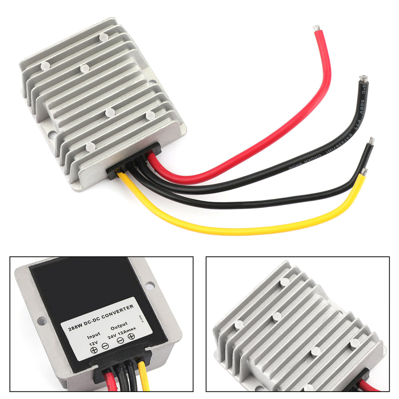 12V Auf 24V DC-DC Step Up Boost Spannungswandler 12A 288W Industrie-Netzteile