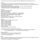 Mercedes Benz 7G Getriebesteuergerät 5 Pins Stecker TCU TCM A0054463710