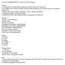 Palivový ventil X39800300006Z pro Citroen pro Ford pro Nissan