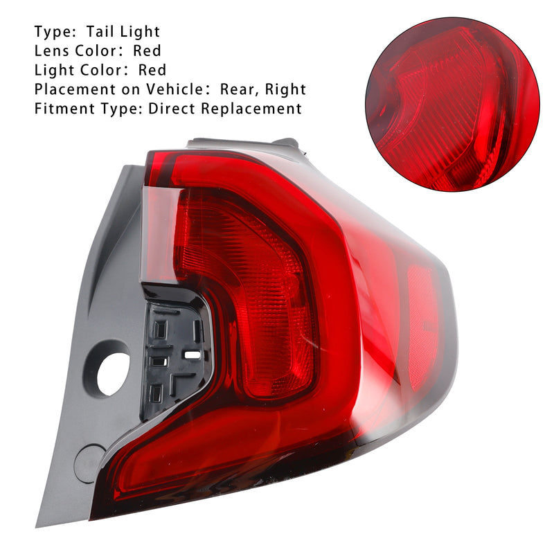 2018–2021 GMC Terrain SLE/SLT LED Rücklicht på höger GM2805135