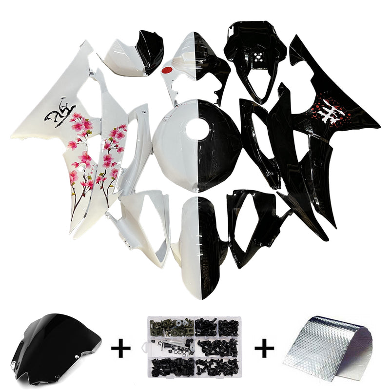 Verkleidungssatz aus ABS-Kunststoff für Yamaha YZFR6 YZF-R6 2008-2016