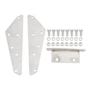 Flache, silberne Sonnenblende für Peterbilt 377, 378, 379, 335, 386, 388, 389