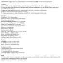 2015–2019 BMW F16 F86 X6 Scheibenwischer-Kühlergrill 51717292396