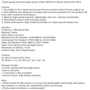 2016–2019 Nissan Sentra FE, Nismo, S, SL, SR, SV | 4 Zyl. 1,6 l, 4 Zyl. 1,8 l Wickelfeder + Lenkwinkelsensor 47945-5MA1A