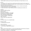 Toyota Prado 2.7L 3.5L Getriebe-Reibungssatz Kupplungsscheiben AC60F AC60E