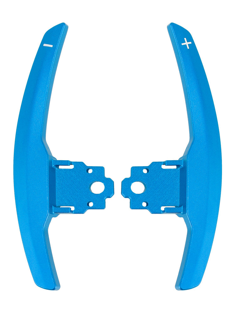 Schaltwippenverlängerung für BMW F-Serie F30 F31 F32 F10 X3 X5 Aluminium Blau