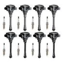 2017–2020 Nissan Titan 5.6L V8 8X Zündspule &amp; Zündkerze UF812 UF813