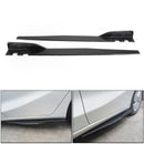 Par 120 cm Carbon Fiber Sideskørter Rocker Splitters Diffuser Winglet Wings
