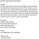 2014+ Honda Pioneer 700 1000 Seitensäulen-Motorhauben-Lichtleistenhalterung