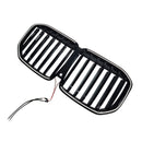 Frontstoßstangengrill mit LED-Beleuchtung, schwarz, einzeilig, passend für BMW X7 G07 (2023–2026)