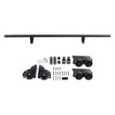 Rolling Library Sliding Ladder Hardware Kit med broms 3,3 ft rund rör