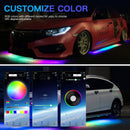 6Pcs LED Chassis Light Modified With Fantasy Ambient Light APP Controller 60cm*2+150cm*2+60cm*2