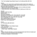 2007-2014 Ford Mondeo MK4 1 Paar Frontscheinwerfer-Waschdüsen