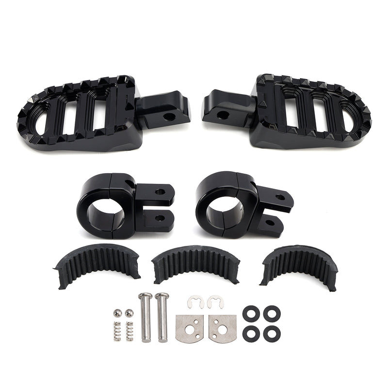 Universella fotstöd framtill, lämpliga för motorcyklar med 1,25 tum pinnar