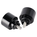 Aluminum handlebar end weights, black, for Honda CBR 600, CBR 900, VFR800, CTX 700