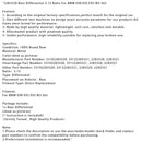 BMW E90 E92 E93 M3 S65 Rear Differential 3.15 Ratio 2283320