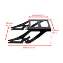 2018–2021 Softail Sport Glide FLSB Schwarz Two Up Gepäckträger für die Kofferraummontage