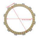 Discos de tasa de copa y fricción para Suzuki AN650 Burgman 03-16 AN650Z BURGMAN 13-18