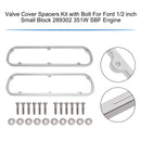 Ventildeckel-Abstandshalter-Kit mit Schrauben für Ford 1/2 Zoll Small Block 289 302 351W