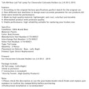 2012–2019 Chevrolet Colorado Holden Ltz 2.8 LH + RH hinten LED Rücklicht