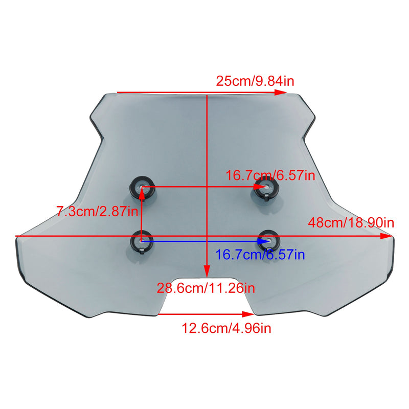 Szyba przednia pasująca do Suzuki V-STROM 800/DE/DE ADV/Touring 2023-2024