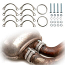 Oprava zrezivělé svorky příruby zadního tlumiče výfuku pro BMW E46 M3