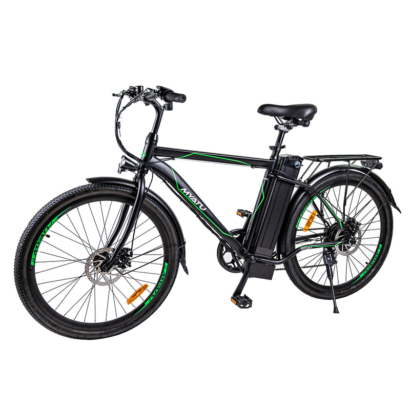 26" 36V 12,5AH 250W 6-växlad mountainbike elcykel