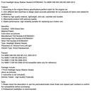 Frontscheinwerfer-Waschdüse 61678044541 für BMW M3 2005-2013