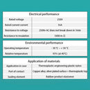 Entladung V2L Typ 2 auf Eurostecker EV-Ladeadapter 16A EVSE IEC62196-Stecker