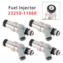 Pakke med 4 drivstoffinjektorer for Toyota Starlet EP82 EP91 4EFTE 23250-11060
