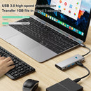 9 in 1 TYPE-C + USB3.0 USB2.0 HDMI SD/TF PD100W Audio Data Interface Hub Adapter