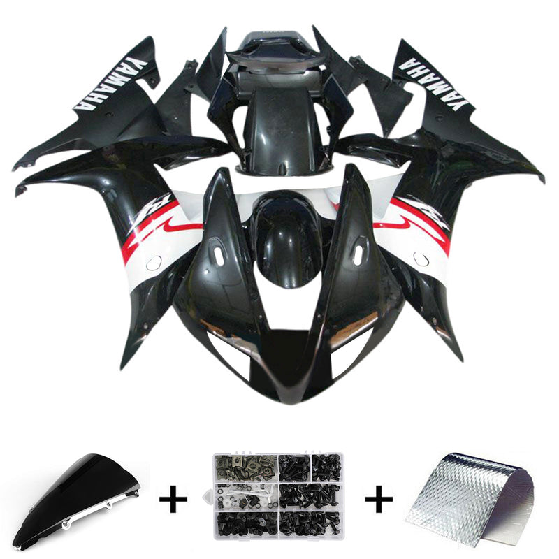 2002-2003 Yamaha YZF 1000 R1 injeksjonskinnesett kroppsplast ABS