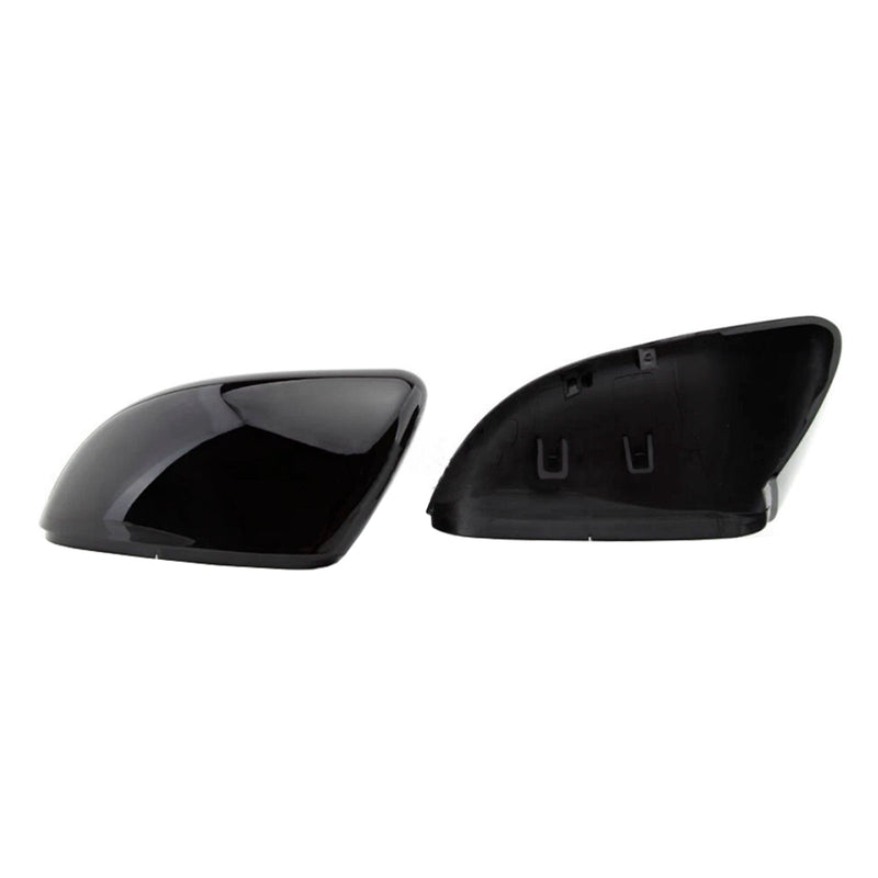 2pcs Gloss Black Door Wing Mirror Cover Caps Casing For VW Golf MK6 2009-2013 5K0857538