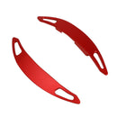 Steering wheel shift paddles for Renault Arkana 2021-24, aluminum red