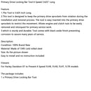 Primärantrieb-Verriegelungsstangenwerkzeug, 6-Gang, 14,2 cm lang, für FLHR, FLHX, FLHT, FLTR