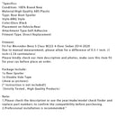 2014–2020 Mercedes-Benz S-Klasse W222, glänzend schwarzer Heckspoiler