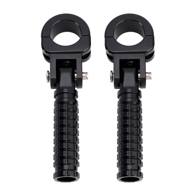 Universella fotstöd framtill, lämpliga för motorcyklar med 1,25-tums styrförare