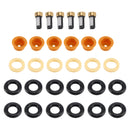 Audi 80 90 100 A4 A6 A8 2.4 2.6 2.8 6PCS Kraftstoffinjektor O-Ring Filterdichtung