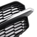 2016-2018 Audi A6 S6 Sline Tåkelys Grilltrekk med tåkelykt