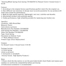 2003-2009 Renault Scenic II Grand Scenic II Feder Wickelfeder 7701060399