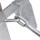 Heißgetauchter Bootsanker 13Lbs Faltbarer Schiebekastenanker Passt für Boot